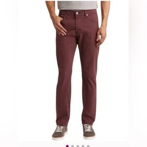 Ag Adriano Goldschmied Everett Slim Straight Cranberry Wash 36 x 28